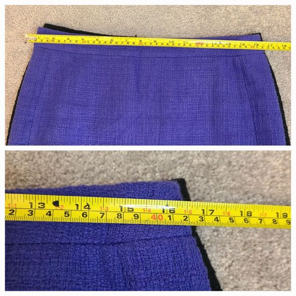 J. Crew Tweed Straight & Pencil Skirt Womens SZ 10 Lot of 2 Back Zipper Classic - Picture 8 of 8